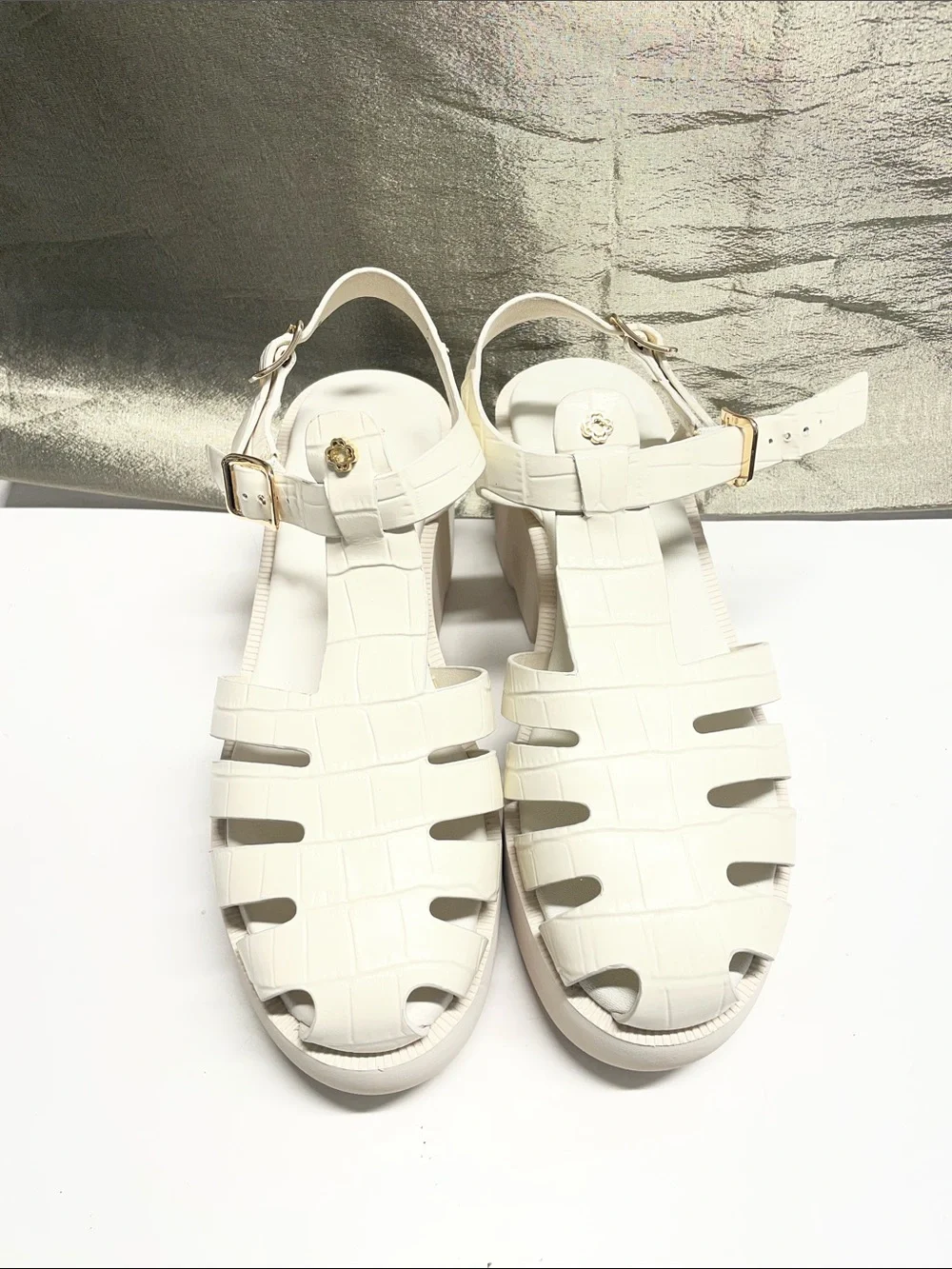 Fisher Strappy Slingback Lug Platform Sandals